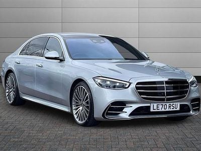 Used Mercedes S500L AMG Line Premium Plus 435 HP (319 kW) 2021 High tech silver Sedan