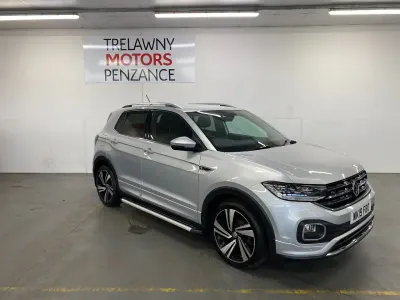 Used VW T-Cross R-line 115 HP (84 kW) 2019 Silver SUV