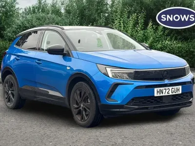 Used Vauxhall Grandland X GS Line 130 HP (95 kW) 2022 Blue SUV