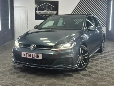 Used VW Golf VII GTD 184 HP (135 kW) 2018 Blue Hatchback