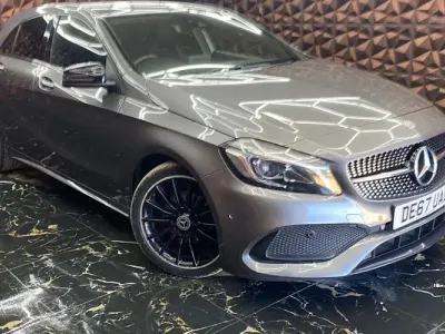 Used Mercedes A200 AMG line 136 HP (100 kW) 2017 Grey Hatchback