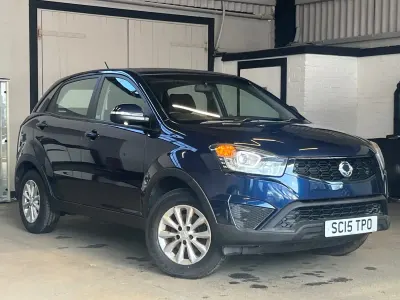 Used SsangYong Korando 149 HP (109 kW) 2015 Blue SUV