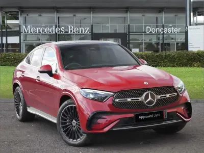 Used Mercedes GLC300 AMG line 269 HP (197 kW) 2024 Red Coupe