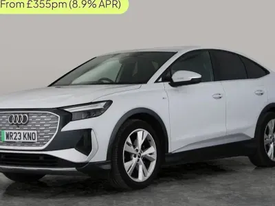 Used Audi Q4 Sportback e-tron S-Line 125 kW (170 HP) 2022 White SUV