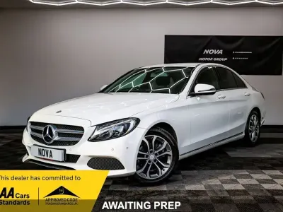 Used Mercedes C200 2017 White Sedan