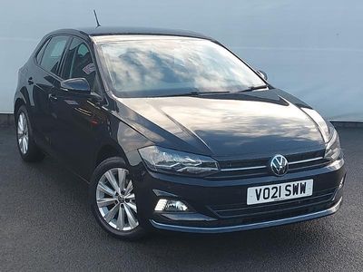 Black Used 2021 VW Polo SEL Hatchback | £14,698 (Fair price)