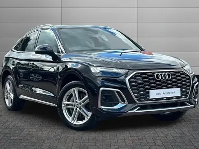 Used Audi Q5 Sportback S-Line 295 HP (216 kW) 2022 Mythos black SUV