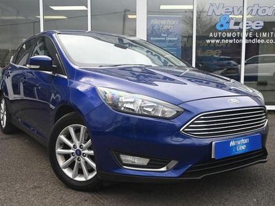 Used Ford Focus Titanium 150 HP (110 kW) 2016 Blue Hatchback