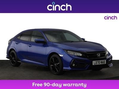 Blue Used 2020 Honda Civic Sport Hatchback | £15,099 (Fair price)