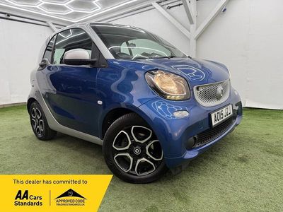 Used Smart ForTwo Coupé Premium 90 HP (66 kW) 2015 Blue Coupe