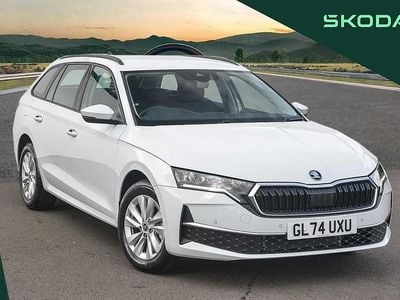 Used Skoda Octavia SE Technology 114 HP (83 kW) 2024 Moon white metallic Estate