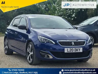 Used Peugeot 308 GT-line 150 HP (110 kW) 2016 Blue Hatchback