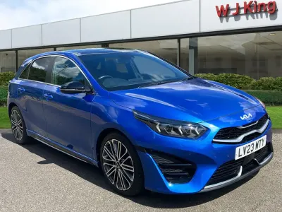 Used Kia Ceed GT GT-Line S 158 HP (116 kW) 2023 Blue flame Hatchback