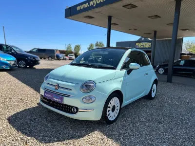 Used Fiat 500 Lounge 69 HP (50 kW) 2017 Green Hatchback