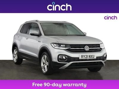 Silver Used 2021 VW T-Cross SEL SUV | £14,249 (Fair price)