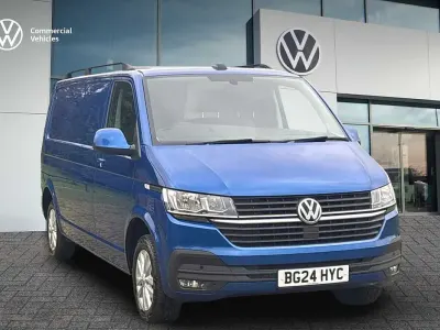 Begagnad VW Transporter Highline 2024 Blå Van