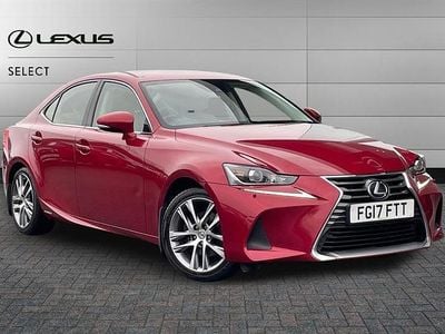 Red Used 2017 Lexus IS300h Luxury Line Sedan | £15,899 (A bit pricey)