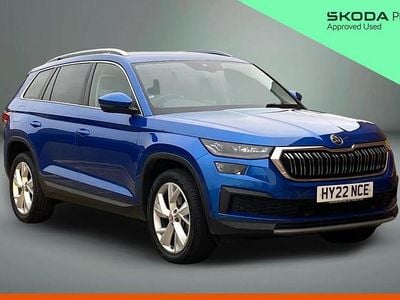 Race blue metallic Used 2022 Skoda Kodiaq SE L SUV | £23,600 (Good price)