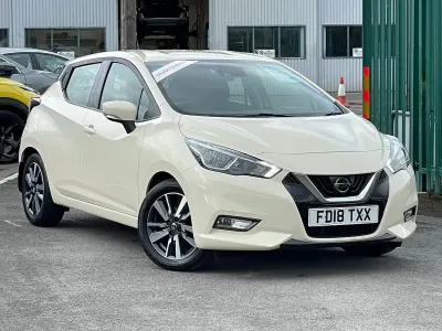Used Nissan Micra Acenta Limited Edition 2018 White Hatchback