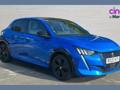 Used Peugeot e-208 GTi 100 kW (136 HP) 2020 Blue Hatchback
