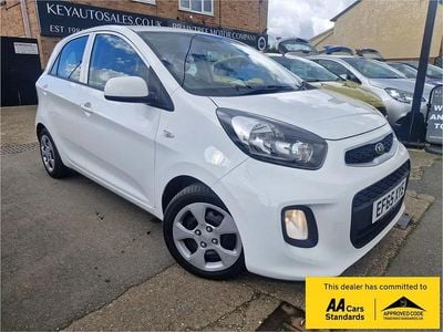 Used Kia Picanto 65 HP (47 kW) 2016 White Hatchback