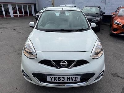 Begagnad Nissan Micra Acenta 80 HK (58 kW) 2013 Vit Halvkombi