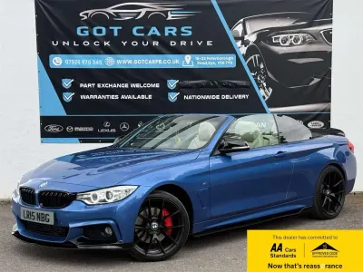 Usado BMW 435 M Sport 313 CV (230 kW) 2015 Azul Descapotable