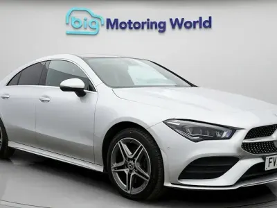 Used Mercedes CLA250e AMG Line Premium Plus 218 HP (160 kW) 2022 Silver Coupe