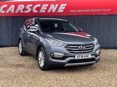 Used Hyundai Santa Fe Premium 2018 Silver SUV