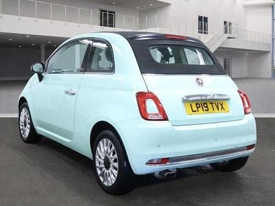Used Fiat 500C Lounge 69 HP (50 kW) 2019 Green Cabriolet