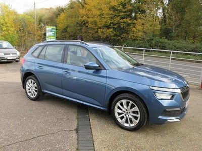 Used Skoda Kamiq SE 95 HP (69 kW) 2020 Blue SUV