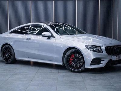 Used Mercedes E350 AMG line 258 HP (189 kW) 2017 Silver Coupe