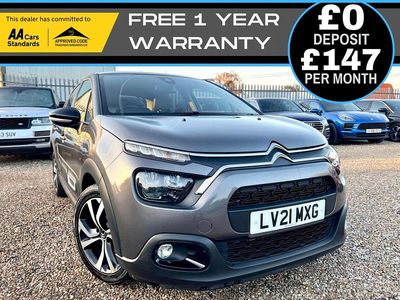 Used Citroën C3 PureTech 2021 Grey Hatchback