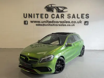Used Mercedes A250 Premium 214 HP (157 kW) 2016 Green Hatchback