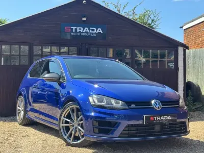 Used VW Golf VII R 295 HP (216 kW) 2015 Blue Hatchback