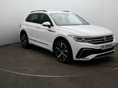 Second-hand VW Tiguan R-line 150 CP (110 kW) 2021 Alb SUV