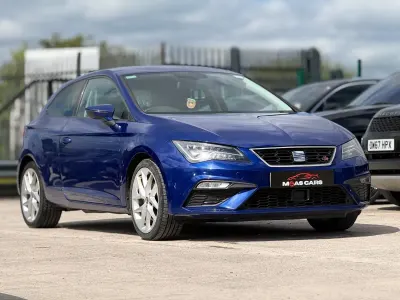 Second-hand Seat Leon FR 125 CP (91 kW) 2018 Albastru Coupe
