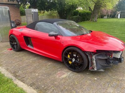 used Audi R8 Coupé R8 5.2 FSI V10CONVERTIBLE Quattro 2dr R Tronic DAMAGED REPAIRABLE SALVAGE