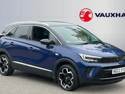 Used Vauxhall Crossland Ultimate 130 HP (95 kW) 2022 Blue SUV