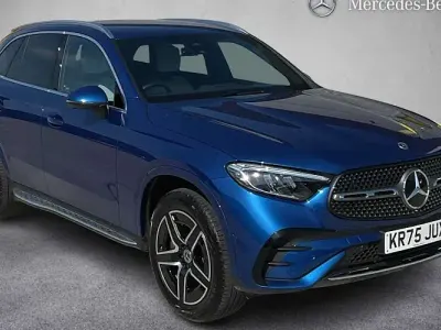 Used Mercedes GLC300e AMG line 313 HP (230 kW) 2025 Blue SUV