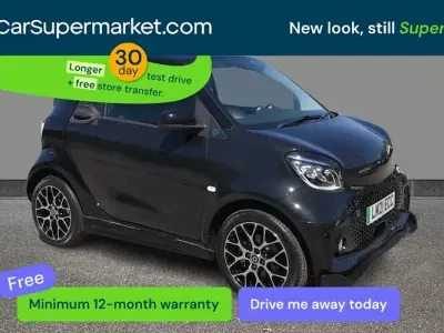 Used Smart ForTwo Electric Drive Exclusive 60 kW (82 HP) 2021 Black Coupe