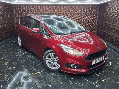 Red Used 2017 Ford S-MAX Sport MPV | £11,599 (Fair price)