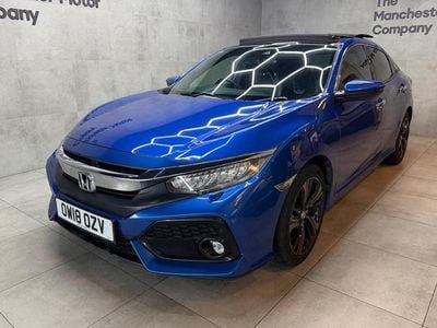 Used Honda Civic Prestige 182 HP (133 kW) 2018 Blue Hatchback