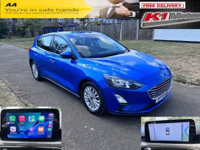 Used Ford Focus Titanium 2020 Blue Hatchback
