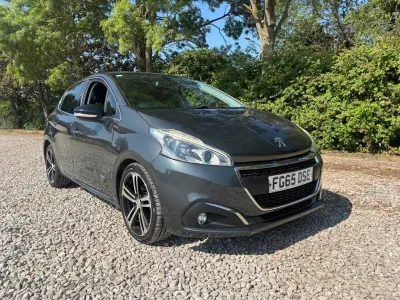 Used Peugeot 208 GT-line 110 HP (80 kW) 2015 Grey Hatchback