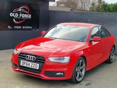 Used Audi A4 Black Edition 150 HP (110 kW) 2015 Red Sedan