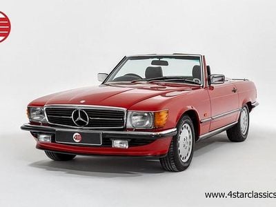 Used Mercedes SL500 1990 Red Cabriolet