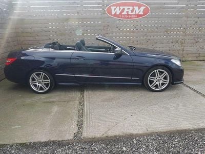 Used Mercedes E220 170 HP (125 kW) 2013 Blue Cabriolet