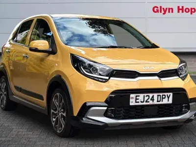 Used Kia Picanto X-Line 67 HP (49 kW) 2024 Yellow Hatchback