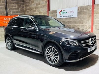 Begagnad Mercedes GLC250 AMG line 2018 Svart Kombi